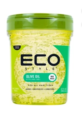 Eco 32 oz Styler Professional Olive Oil Styling Hair Gel Maximum Hold - Image 1 of 2