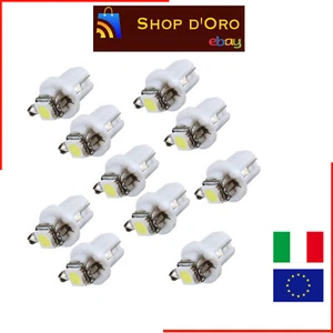 10 Pezzi Lampadina B8.5D BX8.5D BAX10D (Base T5) LED SMD Bianco Neo - Foto 1 di 2