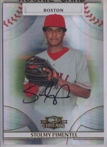 2008 Donruss Threads Signatures Gold #88 Stolmy Pimentel/975 - Picture 1 of 1
