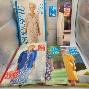Butterick See & Sew Womens / Misses sewing pattern ~ lot of 6! See description - Picture 1 of 13