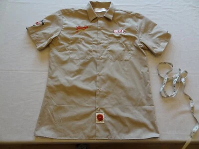 Jim Beam Bourbon Button Down Work Shirt Men’s Medium Tan - Image 1 of 4