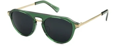Small Translucent Green Retro Sunglasses BOSTON CLUB Morris VI - Image 1 of 4