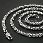 Stainless Steel Diameter 5.0mm Chain 18" ~ 36" Mens Punk Necklace 5D017A