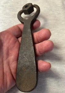 Antique Primitive Hand Forged Blacksmith Made FLIP WRENCH Farm Tool - Picture 1 of 5