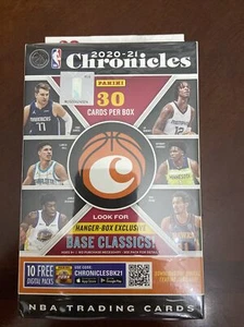 2020-21 Chronicles Panini NBA Basketball Hanger Box 30 Cards Brand New Sealed - Picture 1 of 9