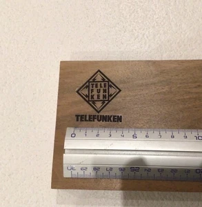 Sticker Emblem Badge logo Telefunken vintage amp tube amplifier Valve Rohren - Foto 1 di 1