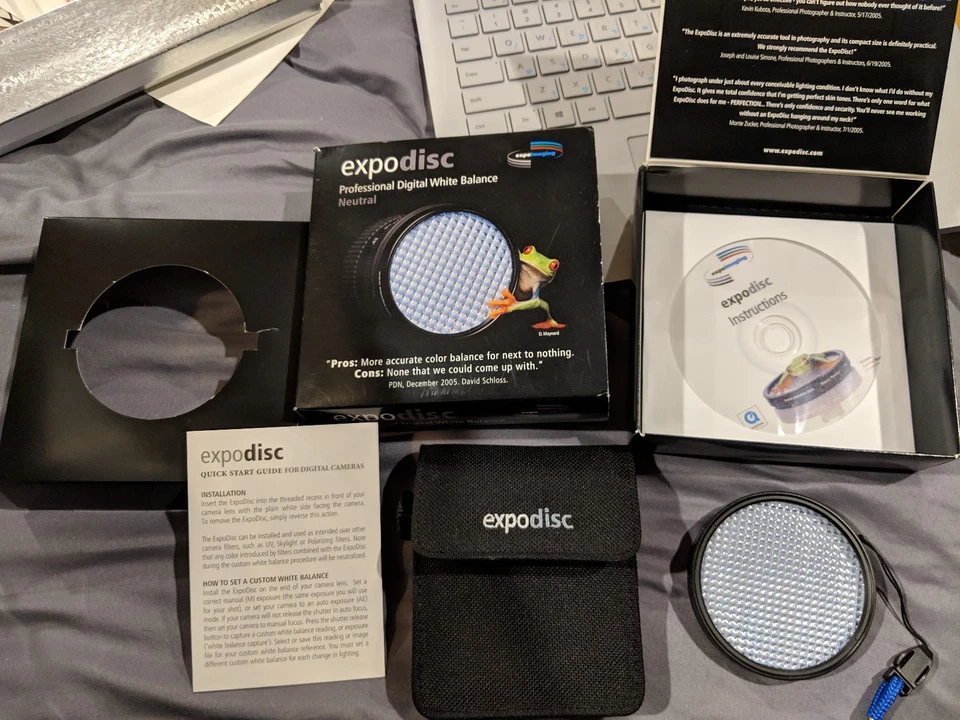 ExpoDisc 77mm Professional White Balance Filter Excellent - aluminum 1st gen - Image 1 of 1