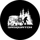 Sasquatch Tire Cover for JL with Back Up Camera Access Any Size Same Price