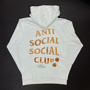 Anti Social Social Club White Cotton Hoodies & Sweatshirts for Men 