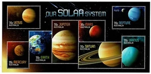 Australia Decimal - 2015 Our Solar System - MUH Mini Sheet - Picture 1 of 2