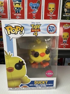 Funko Pop! Disney: Toy Story 4 Ducky (Flocked) #531 - Picture 1 of 6