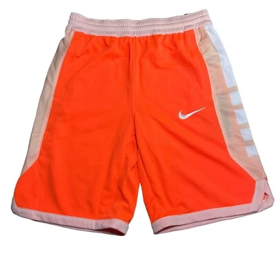 Shorts de basquete Nike DRI-FIT, laranja/pêssego/branco AQ9473-085 masculino tamanho grande - Imagem 1 de 4