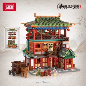 LOZ 1055-1058 mini Blocks Teens Building Toys Ancient Chinese House Home Decor - Picture 1 of 13