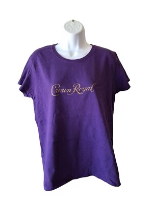 Camiseta Crown Royal Gráfica Grande Púrpura Manga Corta Streetware Grunge Foto 1 de 4