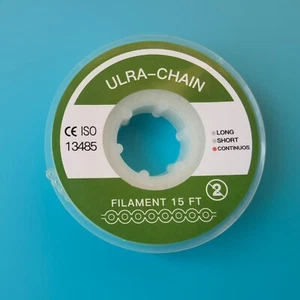 Cadena eléctrica dental de ortodoncia elástica ultra carrete anillos continuos bandas de goma - Imagen 1 de 6
