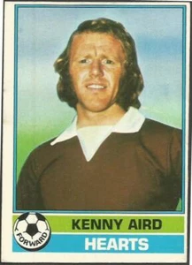 TOPPS 1977 SCOTTISH FOOTBALLERS- #021-HEARTS-KENNY AIRD - Picture 1 of 1