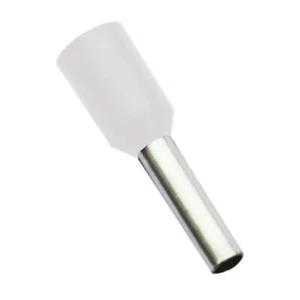 Embouts à Douille Blanc Preisolees pour le Câble 0,50 mmq - Imagen 1 de 1