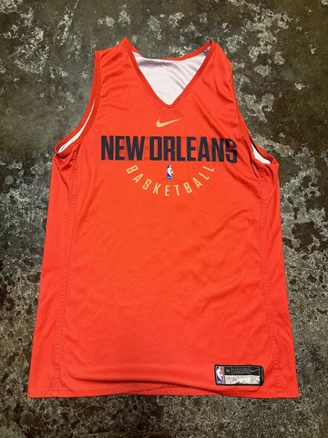 Nike NBA New Orleans Pelicans Player Issued Practice Reversible Jersey Medium Cover
