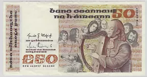 Irland / Ireland P.74a 50 Pfund 1982 VF++XF! - Bild 1 von 2