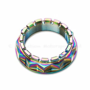 Regenbogen Titan Hinterrad Achsmutter für Ducati Diavel V4 - Bild 1 von 4