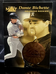 Dante Bichette 1997 Pinnacle Mint Card & Coin Insert 20 of 30 - Picture 1 of 2