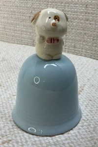 Vintage Papel Pet Pals Bell blue puppy dog Bell Made in JAPAN with sticker 3" - Picture 1 of 6