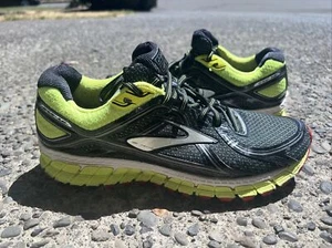 Brooks Adrenaline GTS 16 Men's Running Shoes 1102122E081 Black Neon Size 10 - Picture 1 of 5