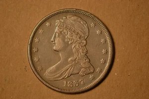 1837 Reeded Edge Half Dollar- Nice Extremely Fine - Picture 1 of 4