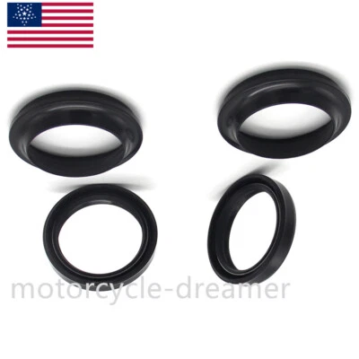 For Honda Fork Dust Wiper Seals Kit CR125R 94-07 CR250R 1995 / CR500R 1996-2001 Foto 1 de 4