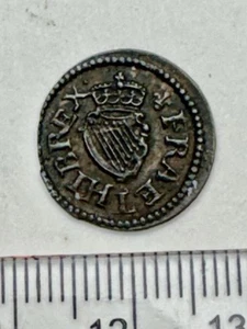James 1st Stuart Hammered Copper Farthing (F209) - Picture 1 of 3