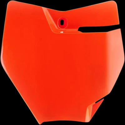 Acerbis Orange Front Number Plate for KTM 65 SX 16-23 - Image 1 of 4