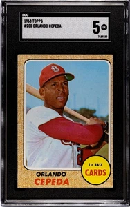 1968 Topps Orlando Cepeda #200 SGC 5 EX - Picture 1 of 2