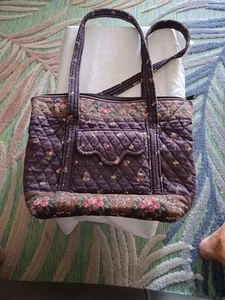 Vera Bradley Petit Point Villager Purse Handbag Tote - Picture 1 of 3
