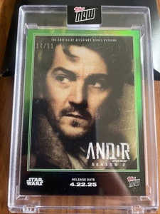 Andor 2025 Topps Now Star Wars #AS2 14/99 Green Encased/ Sealed Mint!! - Picture 1 of 7