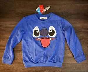 Disney Stitch Pull Over Kids 7-8 Year Old Pat Pat Shirt - Picture 1 of 4
