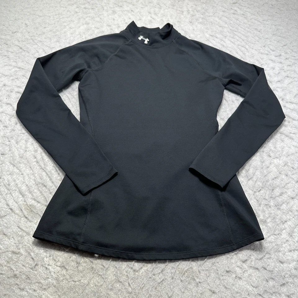 Рубашка тепловая Under Armour UA Coldgear черная компрессионная имитация женская размер средний - Изображение 1 из 4