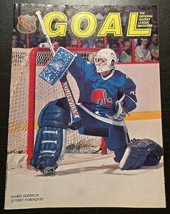 Rivista Goal Volume 13 Numero 2 Mario Gosselin Quebec Nordiques NHL - Foto 1 di 2