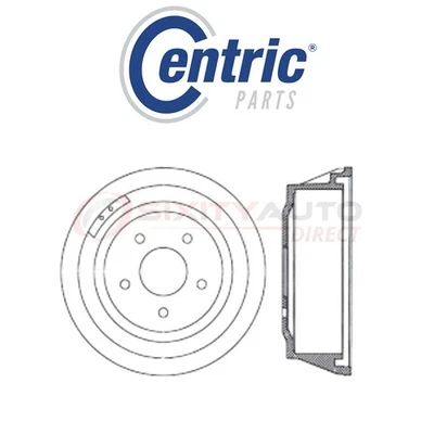 Centric C-TEK Brake Drum for 1966-1968 Pontiac GTO 6.4L 6.6L V8 - Kit Set kc Foto 1 de 4