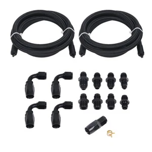 AN6 Power Steering Pump Hose Fitting Kit Return to Reservoir Hose Kit for Pum... - Picture 1 of 9