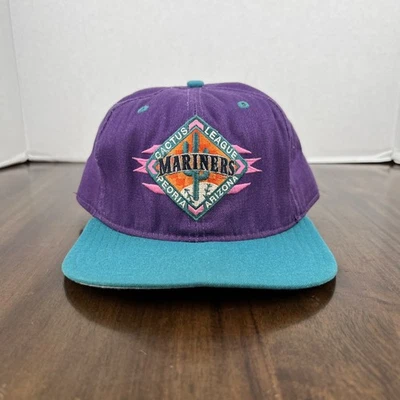 Vintage Mariners New Era Snapback Hat MLB Cactus League 2004 Spring Training - Image 1 of 4