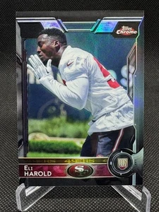 Eli Harold 2015 Topps cromo (refractor negro) (RC) (SP/299) #158 49ers - Imagen 1 de 3