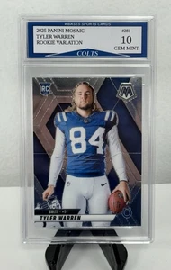 2025 Panini Mosaic Tyler Warren Colts Rookie Image Variation #281 Gem Mint 10! - Picture 1 of 1