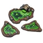 WWG Industry of War 3 x Toxic Waste Cess Pits – 28mm Wargaming Terrain Model