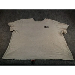 The North Face Tshirt Uomo Tg XXL Manica Corta Box Logo Grigio Nero Outdoor - Foto 1 di 8