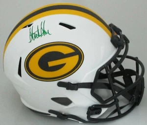 Packers STERLING SHARPE Signed Full Size Replica LUNAR Speed Helmet AUTO - JSA - Picture 1 of 1