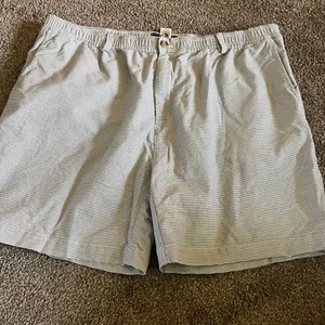 Vineyard Vines Cotton Striped Shorts Elastic Waist Casual XXL - Picture 1 of 6