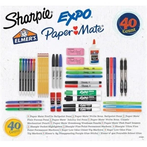School Supplies Variety Pack, 40 Count - Picture 1 of 3