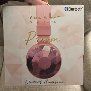Nicole Miller New York Pink Prism Bluetooth Headphones UNOPENED NEW - Picture 1 of 6