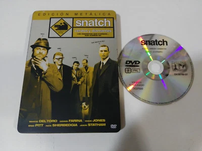 Snatch Pigs Y Diamond Brad Pitt Jason Statham DVD Steelbook - Am - Image 1 of 4