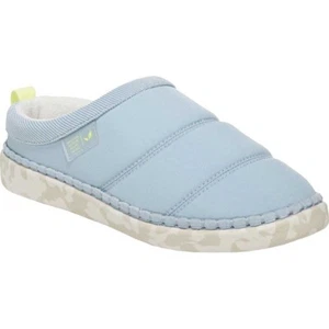 Women's Dr. Scholl's Cozy Vibes Mule Dream Blue Fabric 9M - Picture 1 of 3